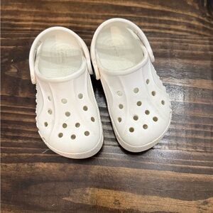 Kids White Crocs